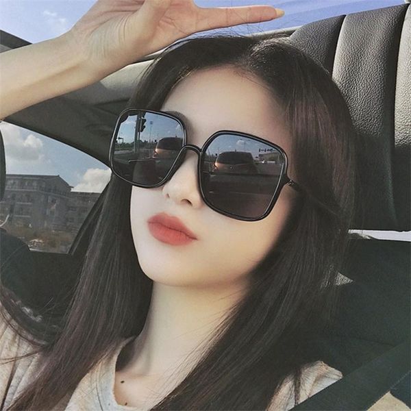 

sunglasses internet-famous trendy street shooting star eye 2021 uv protection ladies' round face korean style, White;black