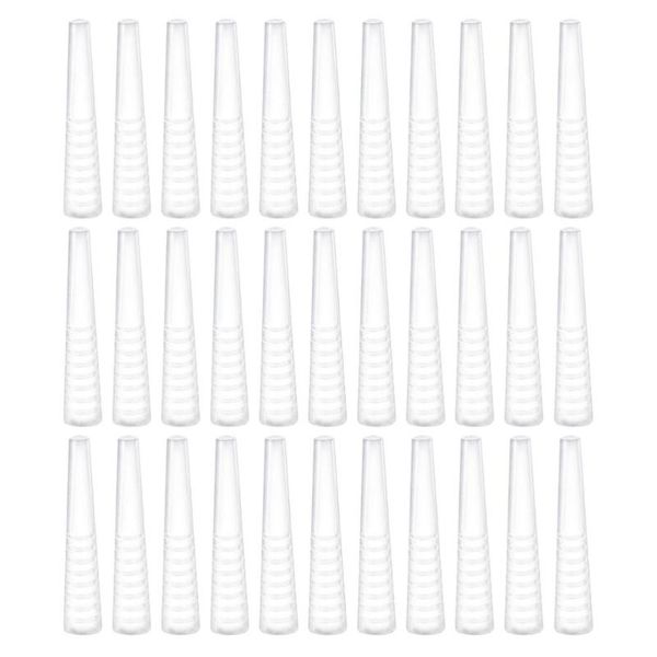

eyebrow tools & stencils 50pcs transparent silicone eyelash extension tweezers covers caps sleeves