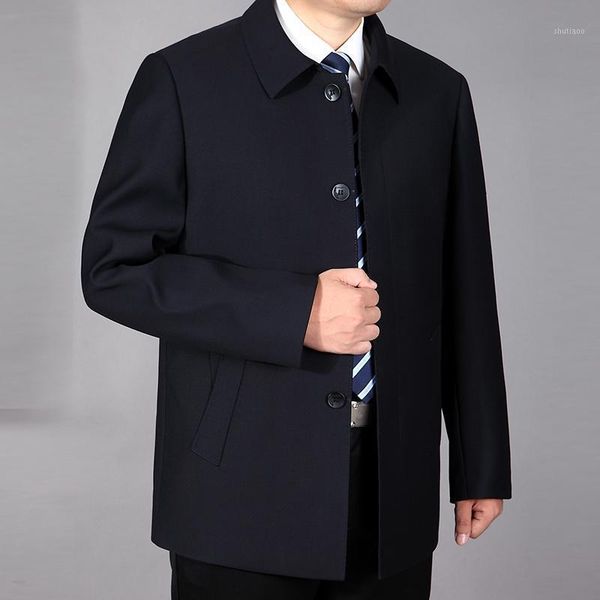 

men's jackets casual mens turn-down collar coats spring 50% off men' s & coat overcoat plus size 3xl 4xl, Black;brown