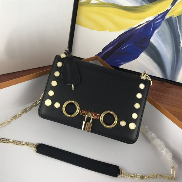 

women flap crossbody bag handbag chain genuine leather messenger shoulder bag greek key multiple colors