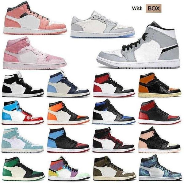 

new omen fearless pink chicago obsidian mocha satin digital shoes 1 1s mens jumpman basketball court 36-46 t1#dh