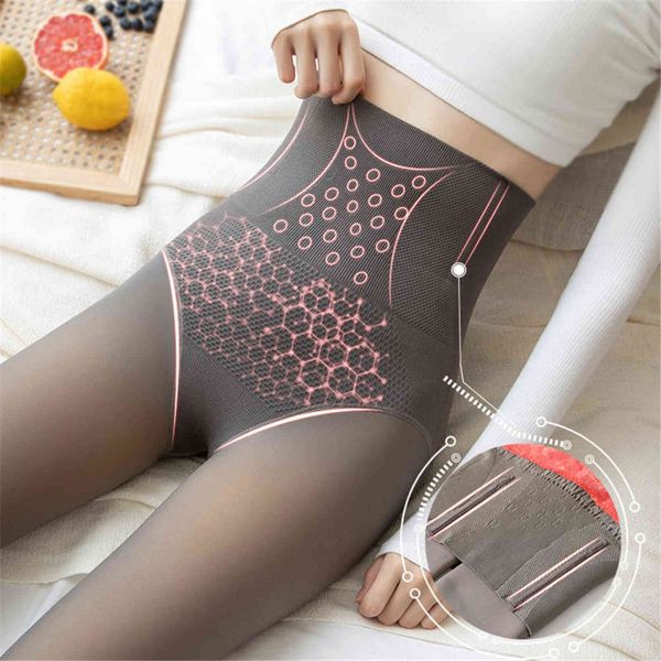 2021 herbst Winter Frauen Leggings Plus Samt Dicke Warme Stretch Strümpfe Einteilige Hohe Taille Schlank Sexy Hüfte Heben Strumpfhosen y1130