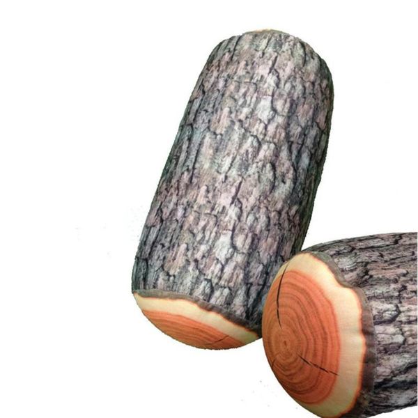 

pillow fiber artificial tree trunk stump shape neck waist support