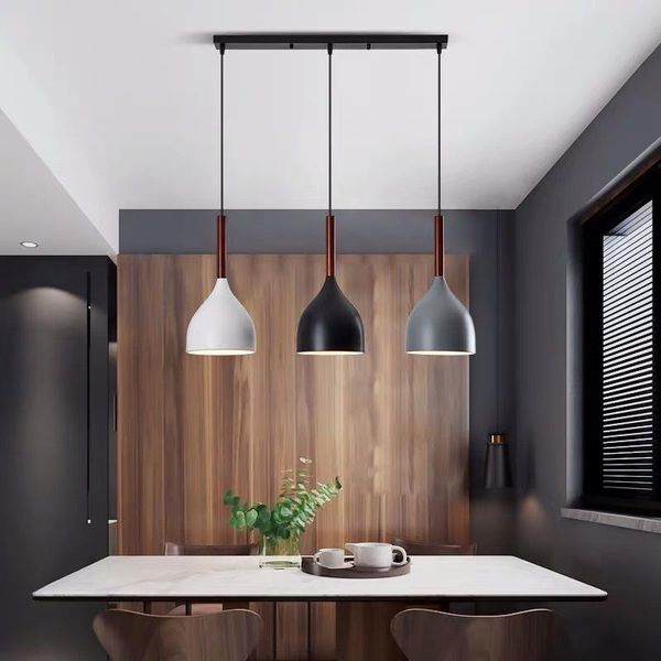 

chandeliers europe nordic led stone iron luminaire chandelier modern retro lamp livingroom