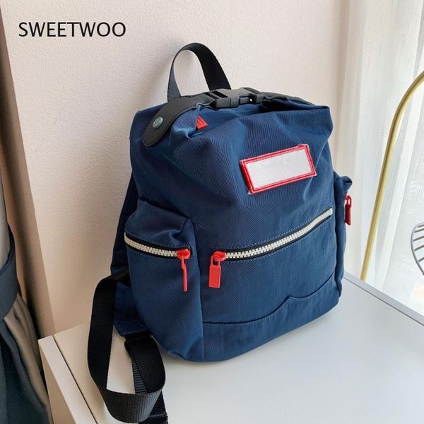 

backpack 2021 light mini brand leisure student schoolbag for men and women waterproof classic style shopping fashion