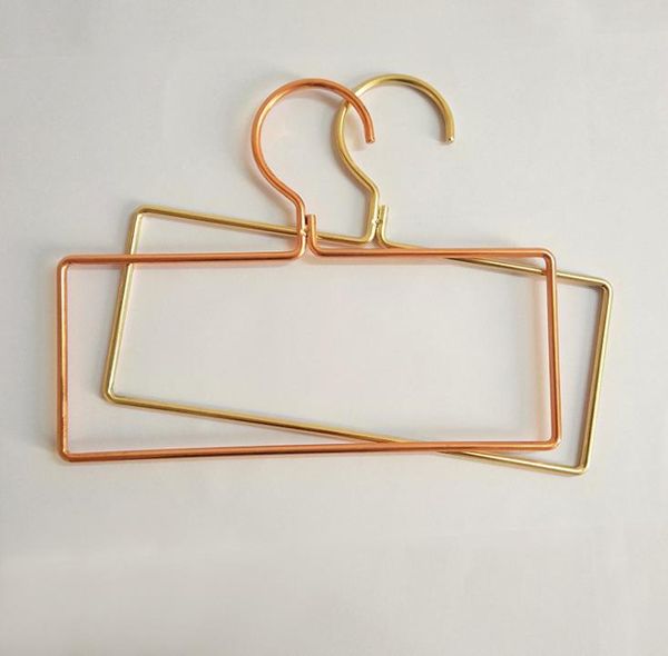 

100pcs fashion rose gold hangers for clothes scarf towel drying storage organizer rack and children hanger sn3055