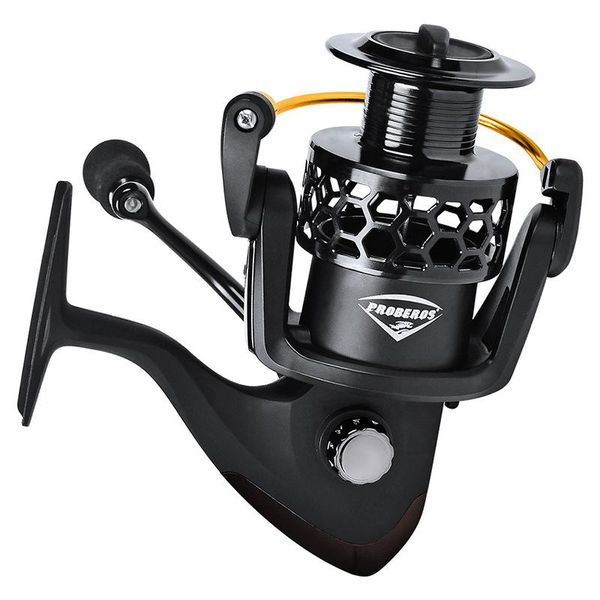 

baitcasting reels metal coil 14bb spinning fishing reel left/right hand spool wheels line spooler equipamentos de pesca