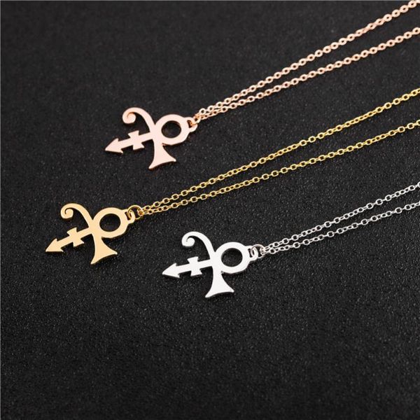 

pendant necklaces 10 little prince series guitar memorial love symbol necklace story cartoon image cute artist singer gifts jewelry, Silver