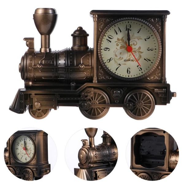 

desk & table clocks train alarm clock luxury retro style novelty unique