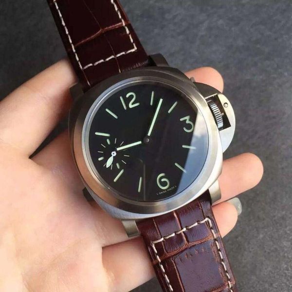 

wristwatches pneri pa177 mechanical movement, Slivery;brown