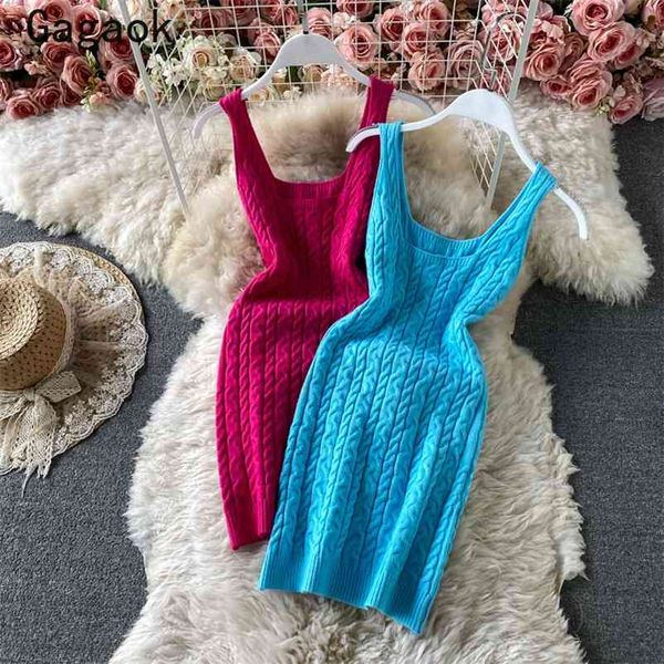 

women bodycon dress summer square collar club solid sheath mini dresses slim fashion wild chic vestidos 210531, Black;gray