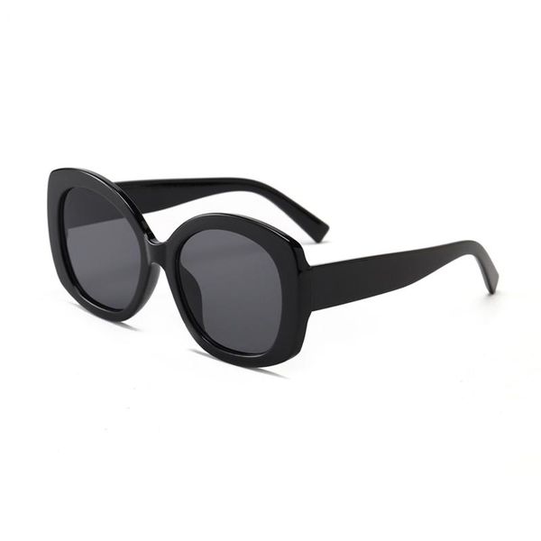 

sunglasses 2021 large oval fashion frame vintage glasses women, White;black
