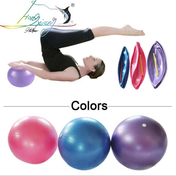 

25cm pvc mini yoga ball physical fitness gym balls for appliance exercise home trainer pods pilates crossfit