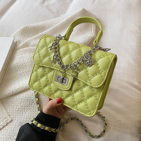 

evening bags small quilted pu leather crossbody bag with short handle for women 2021 summer lady purse and handbag trends luxury quality