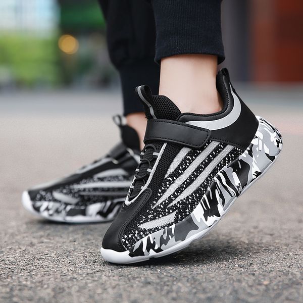 

children shoes kids summer casual shoes boys girls sports breathable infant sneakers soft bottom non-slip casuals shoes, Black;red