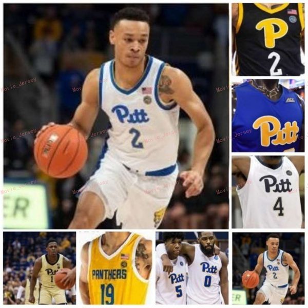 

stitched custom jersey eric hamilton 1 xavier johnson 2 trey mcgowens 4 gerald drumgoole jr pitt panthers college men women youth, Black
