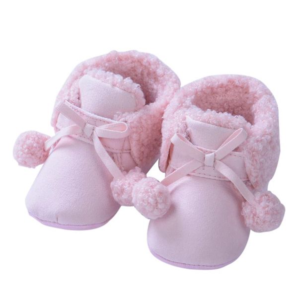 

first walkers 2021 baby boots toddler girl shoes soft crib sole balls born kid babe winter warm solid