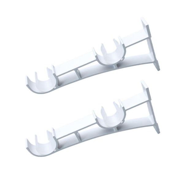 

2pcs/set double curtain rod brackets window hardware holder home decor other