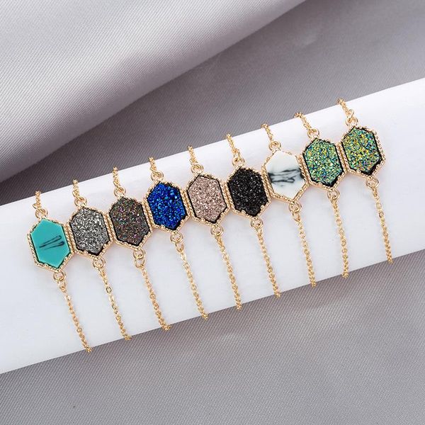 

charm bracelets eseres geometric bracelet for women rhombus crystal and bangle female bijoux, Golden;silver