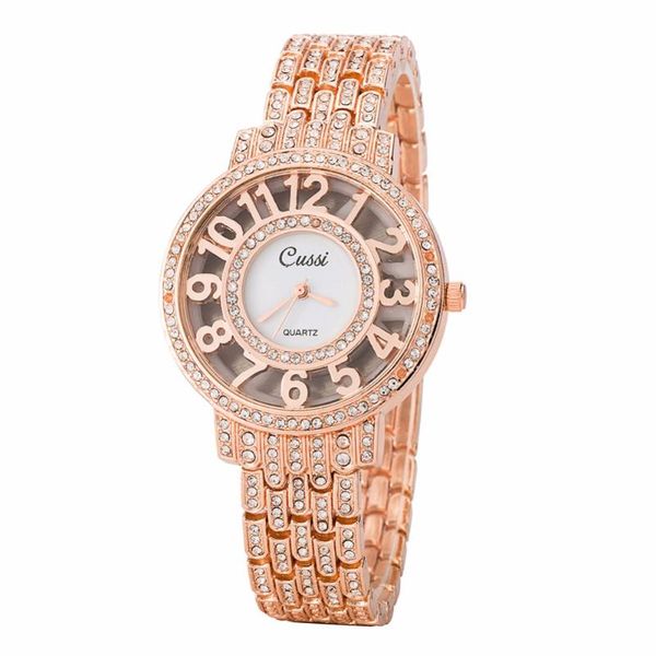 

creative womens watches silver luxury rhinestone ladies bracelet quartz wristwatches relogio feminino gifts, Slivery;brown