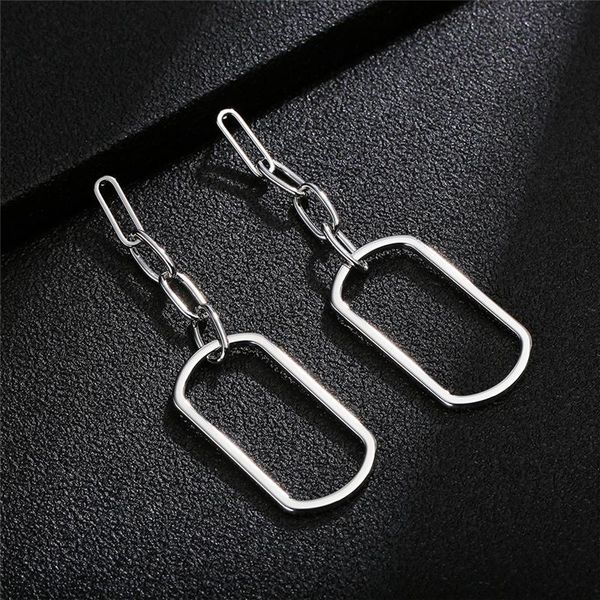 

fashion ins minimalist 18k gold silver plated geometric drop dangle earring for women wedding jewelry party gifts & chandelier