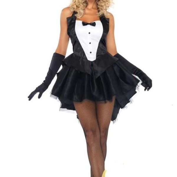 

underwear halloween skirt club role play bunny costume 0346, Black;white