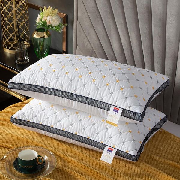 

chinese natural cotton single pillow 100% polyester fiber orthopedic neck el memory healthy sleep stand