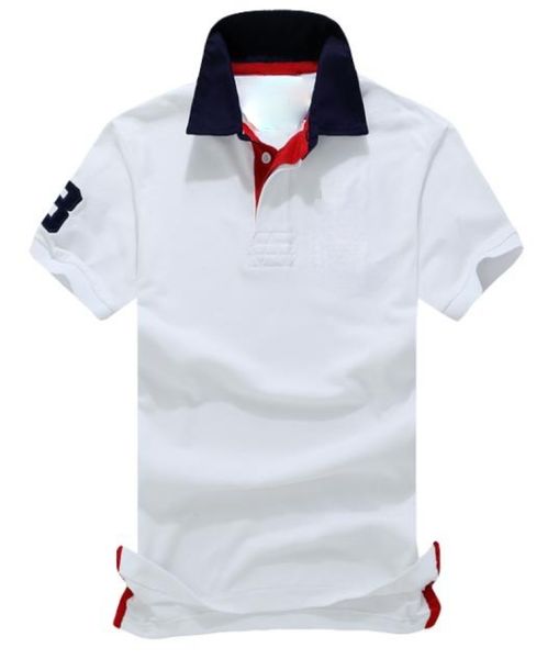 

qulogo486 lapel simple double color of men's blouse, White;black