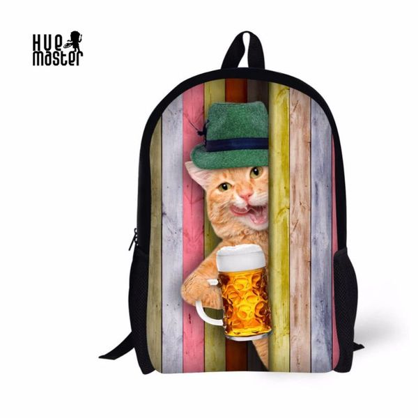 

backpack satchel school bag foldable nice cat prints casual for kids product 2021