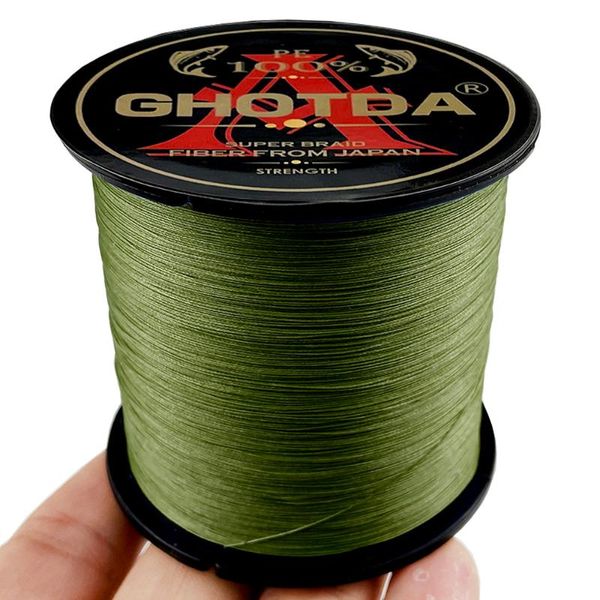 

braid line fishing 300m 500m 1000m 4 strands multifilament wire carp 10-120lb free