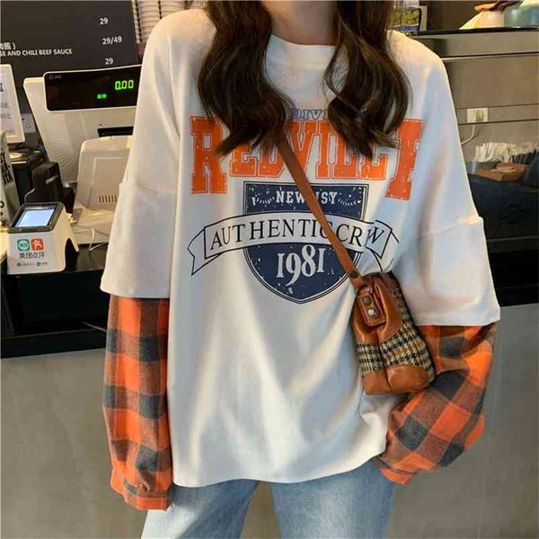 

100% cotton t shirt summer short sleeve korean loose t-shirt female student harajuku style fashion clothes ins 210708, White