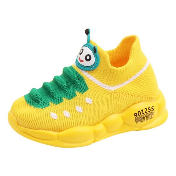 

baby running sneakers girls boys sport stretch mesh shoes cartoon infant kids fashion comfort tenis infantil menino s1921, Black