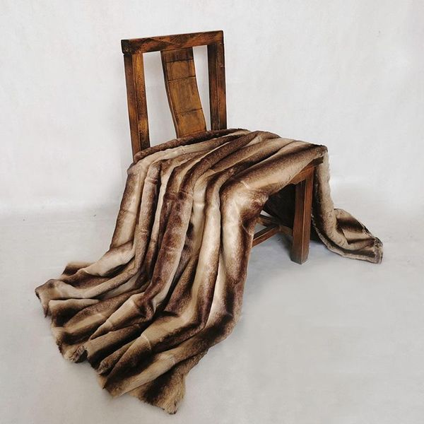 

blankets artificial wool blanket coffee stripe imitation fur bed