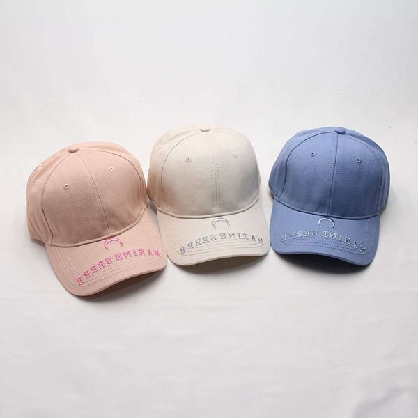 

the ball cap ball caps cap female letter embroidery korean casual baseball men's summer street outing sunscreen tide, Blue;gray