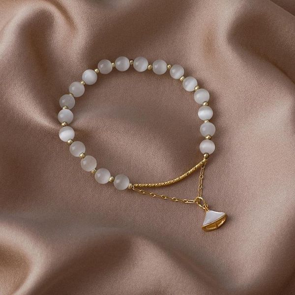 

bangle opal fish tail design buckle lucky bracelets women jewelry, Black