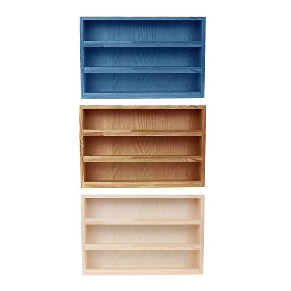 

hooks & rails 3 ties deskstorage rack mini tablebookcase file holder making tape display shelf doll collection case