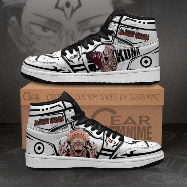 

customization sukuna jujutsu kaisen sneakers anime shoes