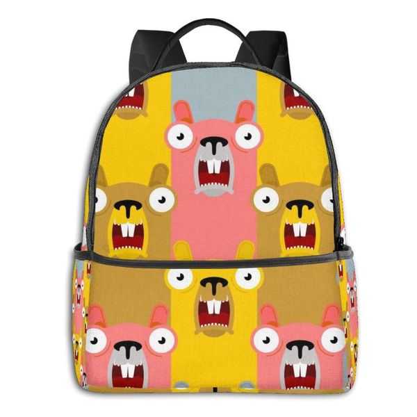 

backpack 2021 womenmen groundhog day marmot woodchuck trend teenager school bag couples back pack travel