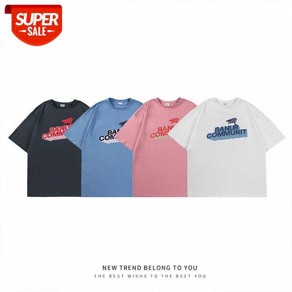 

european station short-sleeved shirt women loose five-point sleeve t-shirt korean style trend #ti4i, White