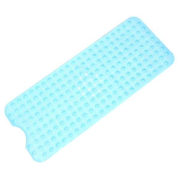 

bath mats 1pc bathroom floor bathmat nonslip large shower bathtub mat (blue)