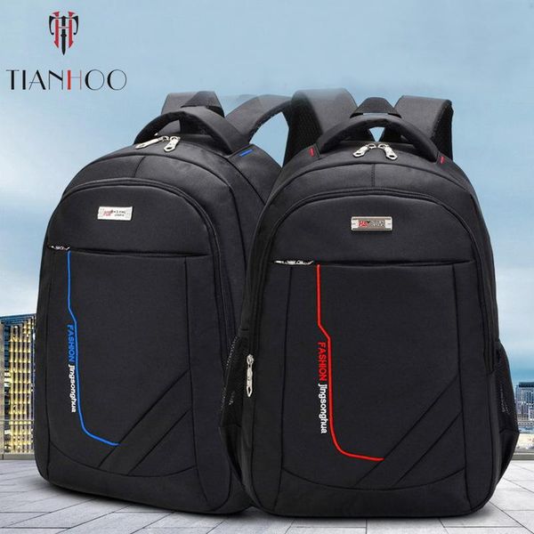 

backpack tianhoo bag men black sports outdoor student schoolbag