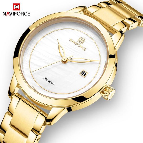 

luxury gold women watch fashion casual dress wrist for ladies waterproof wristwatch clock relogio feminino 2021 wristwatches, Slivery;brown