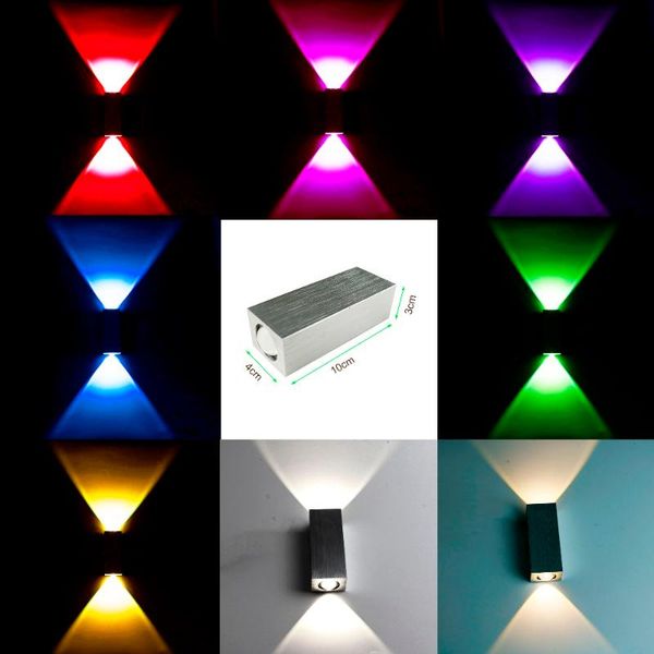 

wall lamp ac85-265v modern 2w/6w led light restroom bedroom corridor decoration iq