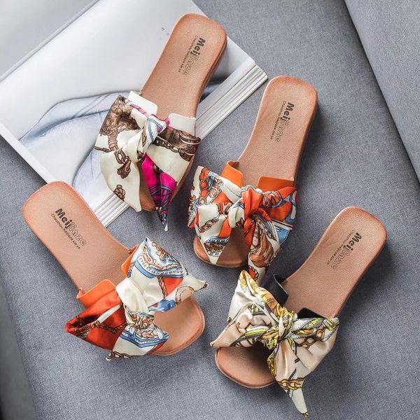 

slippers women's season fashion wear flat seaside holiday sandals, Black