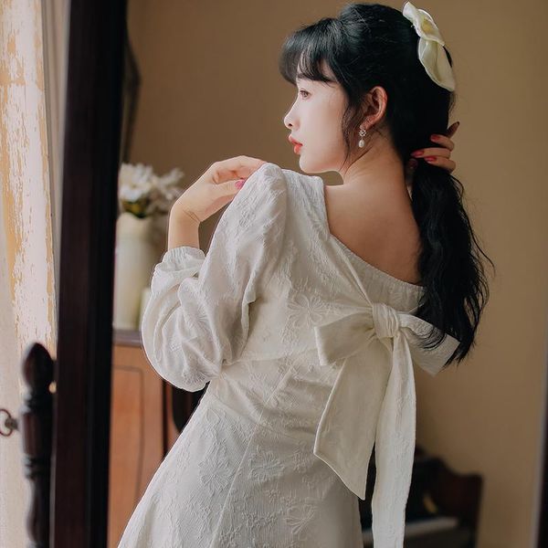 

fashion women's clothing autumn vintage v-neck full mid-calf dresses casual, Black;gray