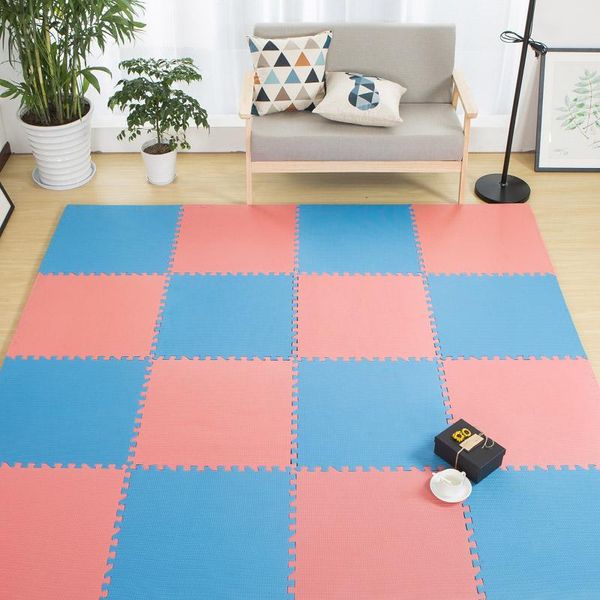 

carpets 2.4cm thick 60*60cm eva foam puzzle mat exercise tiles foor baby game pads sports hall floor yoga mattress