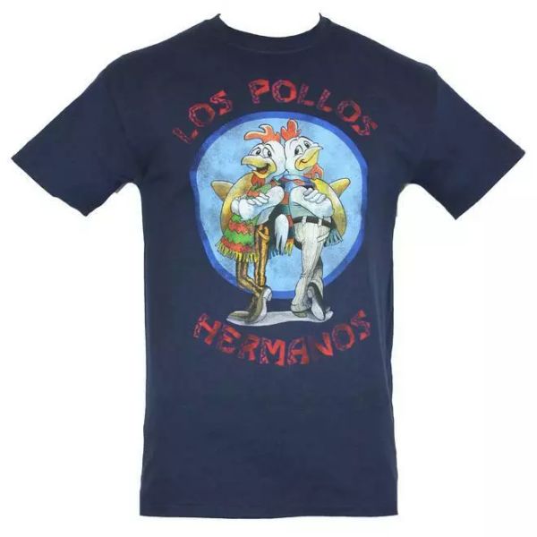 

breaking bad los pollos hermanos t-shirt new licensed & official xs-3xl, White;black