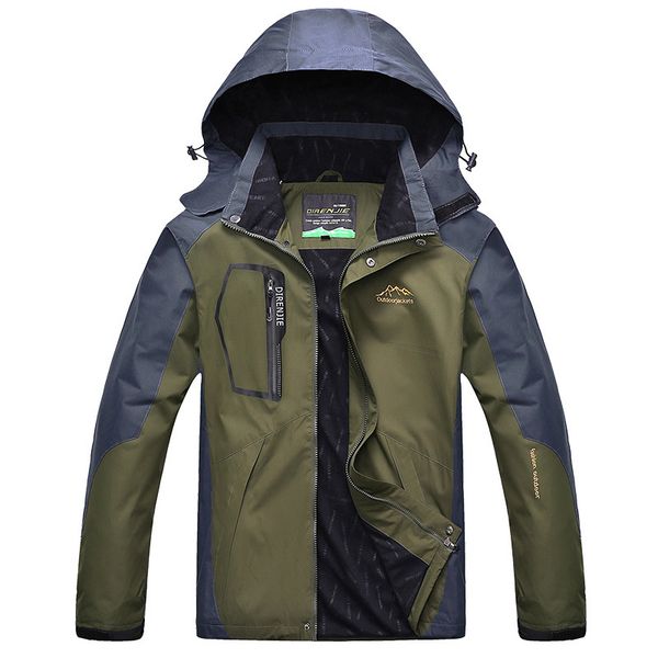 

spring and autumn new travel jacket men's hooded windproof waterproof men outwear thin casual jackets plus size 4xl ,5xl, Black;brown