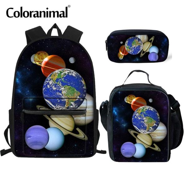 

school bags coloranimal multicolor galaxy star space for teenager girl boy children backpack large shoulder book sac