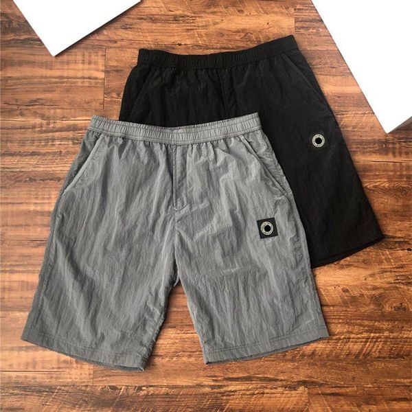 

fashion shorts 2021 summer metal nylon functional embroidery bae loose, White;black